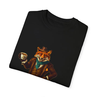 Coffee Taza Fox Unisex T-shirt - El Viajero Design