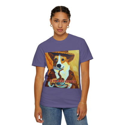 El Viajero Coffee - Caffeinated Corgi - T-shirt