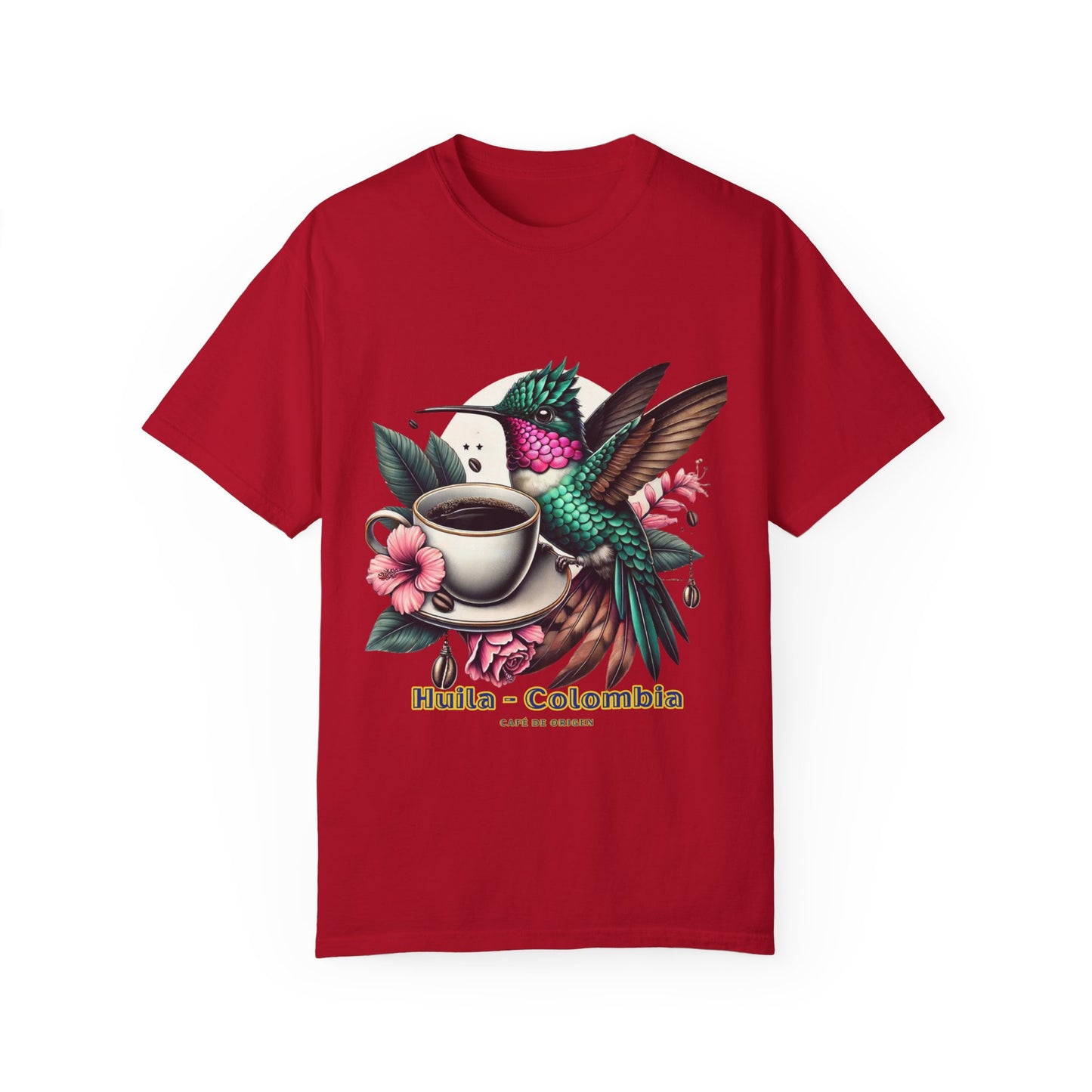 Hummingbird Unisex T-shirt - Huila Colombia Colibri - front design