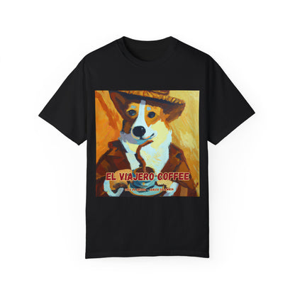 El Viajero Coffee - Caffeinated Corgi - T-shirt