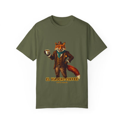 Coffee Taza Fox Unisex T-shirt - El Viajero Design