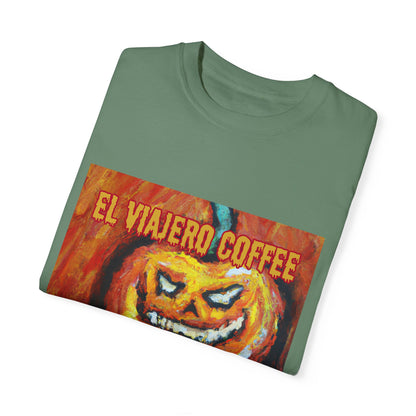 El Viajero Coffee Halloween Jack O'Lantern T-shirt