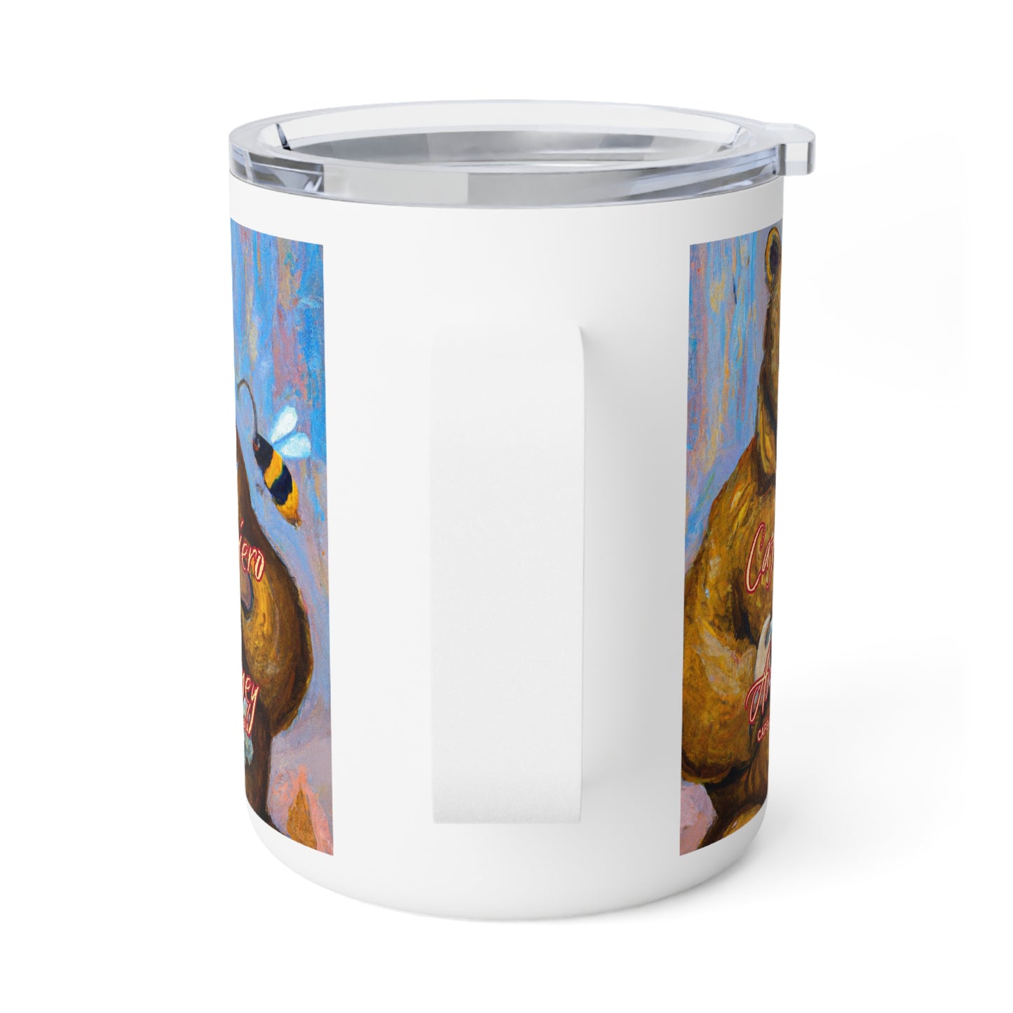 Arrecho Honey Bear - Insulated Coffee Mug, 10oz