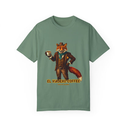 Coffee Taza Fox Unisex T-shirt - El Viajero Design