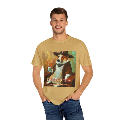 El Viajero Coffee - Cool Coffee Corgi - T shirt