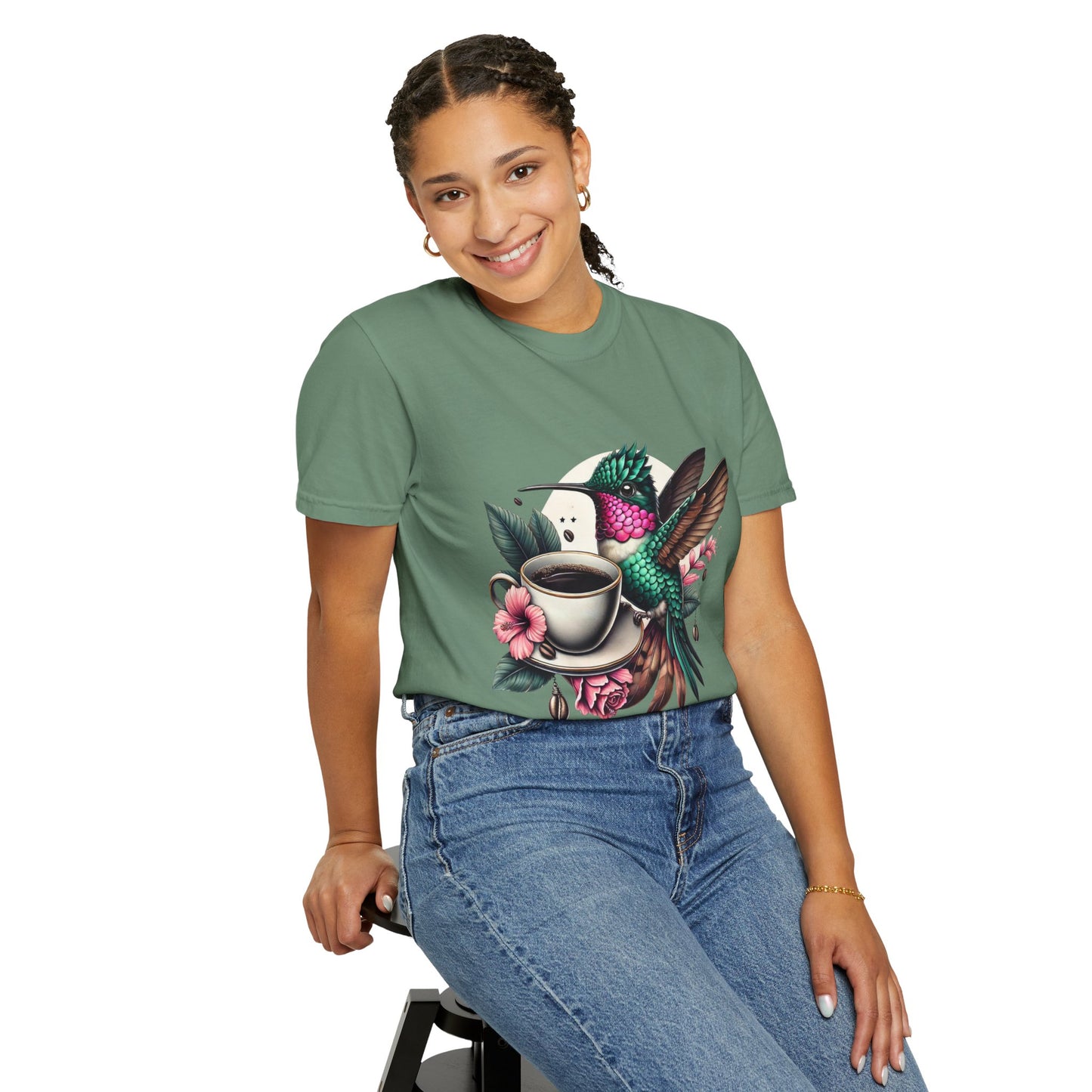 Hummingbird Unisex T-shirt - Huila Colombia Colibri - front design