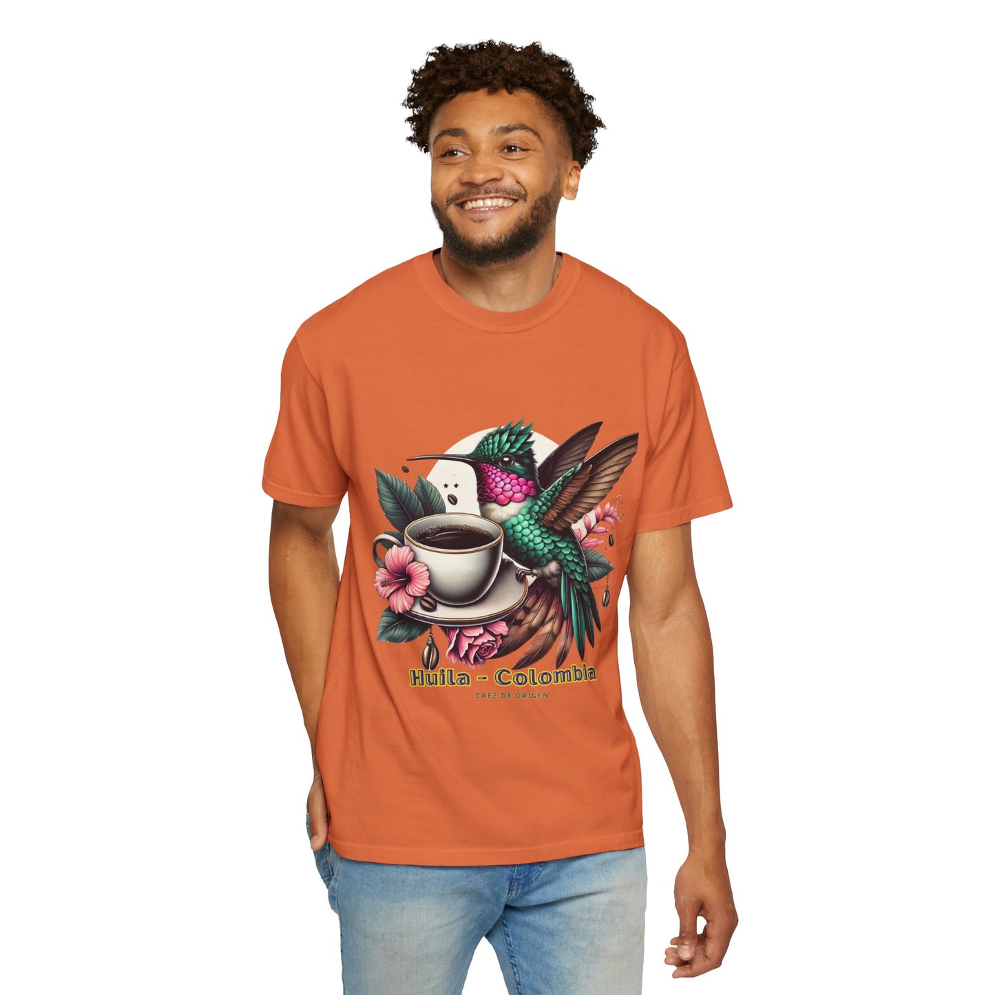 Hummingbird Unisex T-shirt - Huila Colombia Colibri - front design