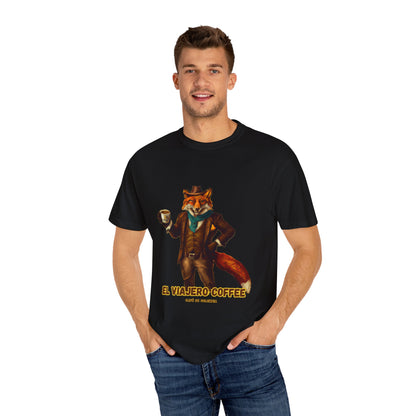 Coffee Taza Fox Unisex T-shirt - El Viajero Design