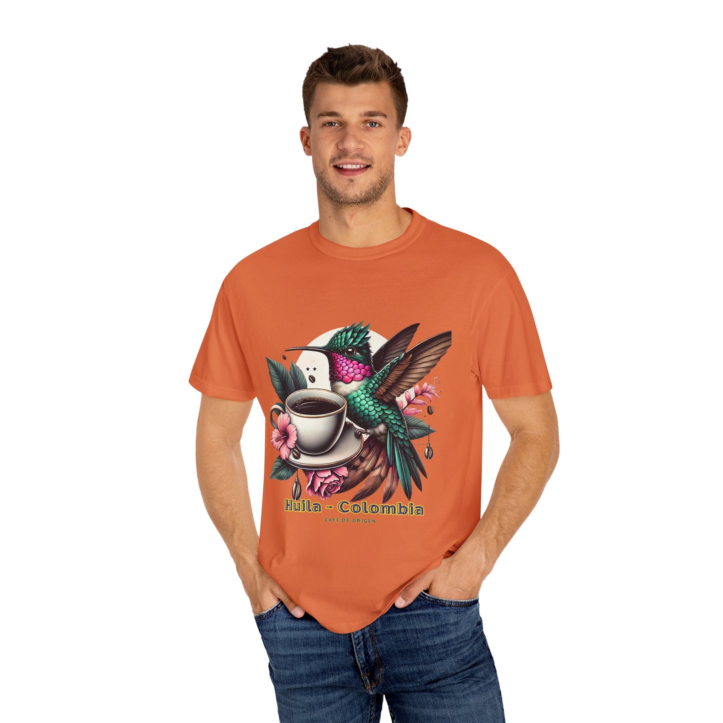 Hummingbird Unisex T-shirt - Huila Colombia Colibri - front design