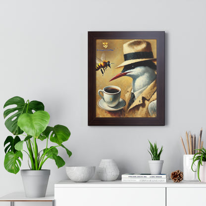 Vertical Poster - El Viajero Coffee - Honey Artic Tern Wall Art