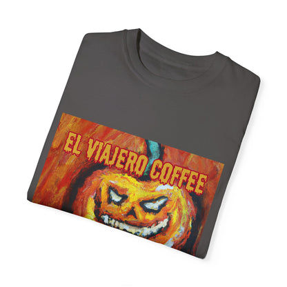 El Viajero Coffee Halloween Jack O'Lantern T-shirt