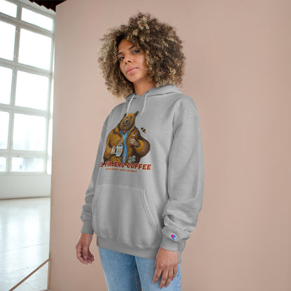 Champion Hoodie - Honey Bear El Viajero Coffee Design