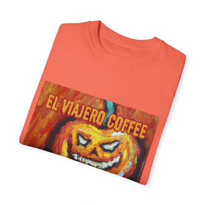 El Viajero Coffee Halloween Jack O'Lantern T-shirt