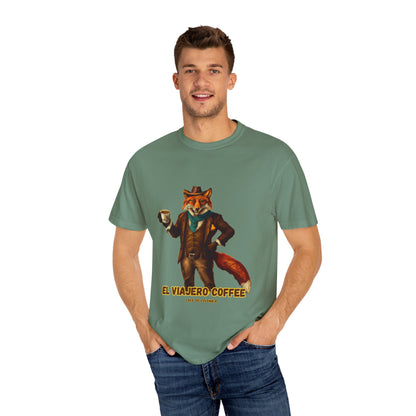 Coffee Taza Fox Unisex T-shirt - El Viajero Design