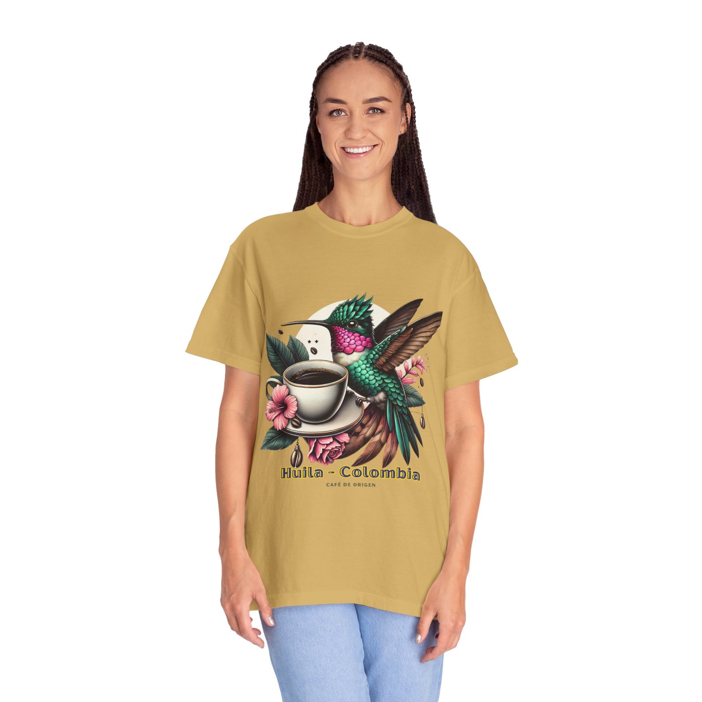 Hummingbird Unisex T-shirt - Huila Colombia Colibri - front design