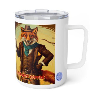 Taza Fox - Insulated Coffee Mug, 10oz