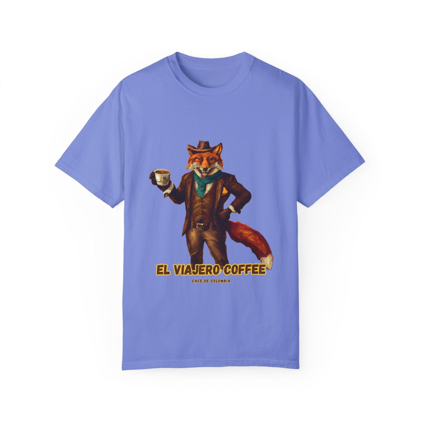 Coffee Taza Fox Unisex T-shirt - El Viajero Design