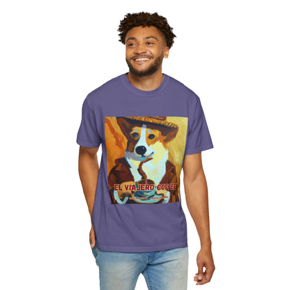 El Viajero Coffee - Caffeinated Corgi - T-shirt