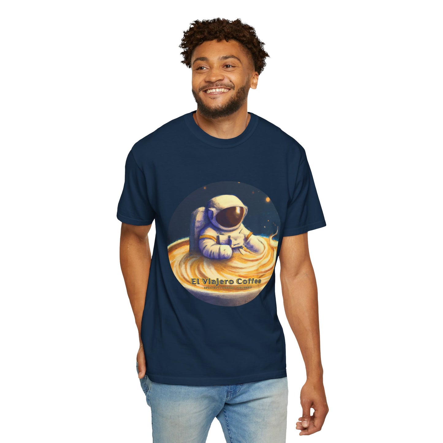 Coffee Astronaut Unisex T-shirt - El Viajero Design