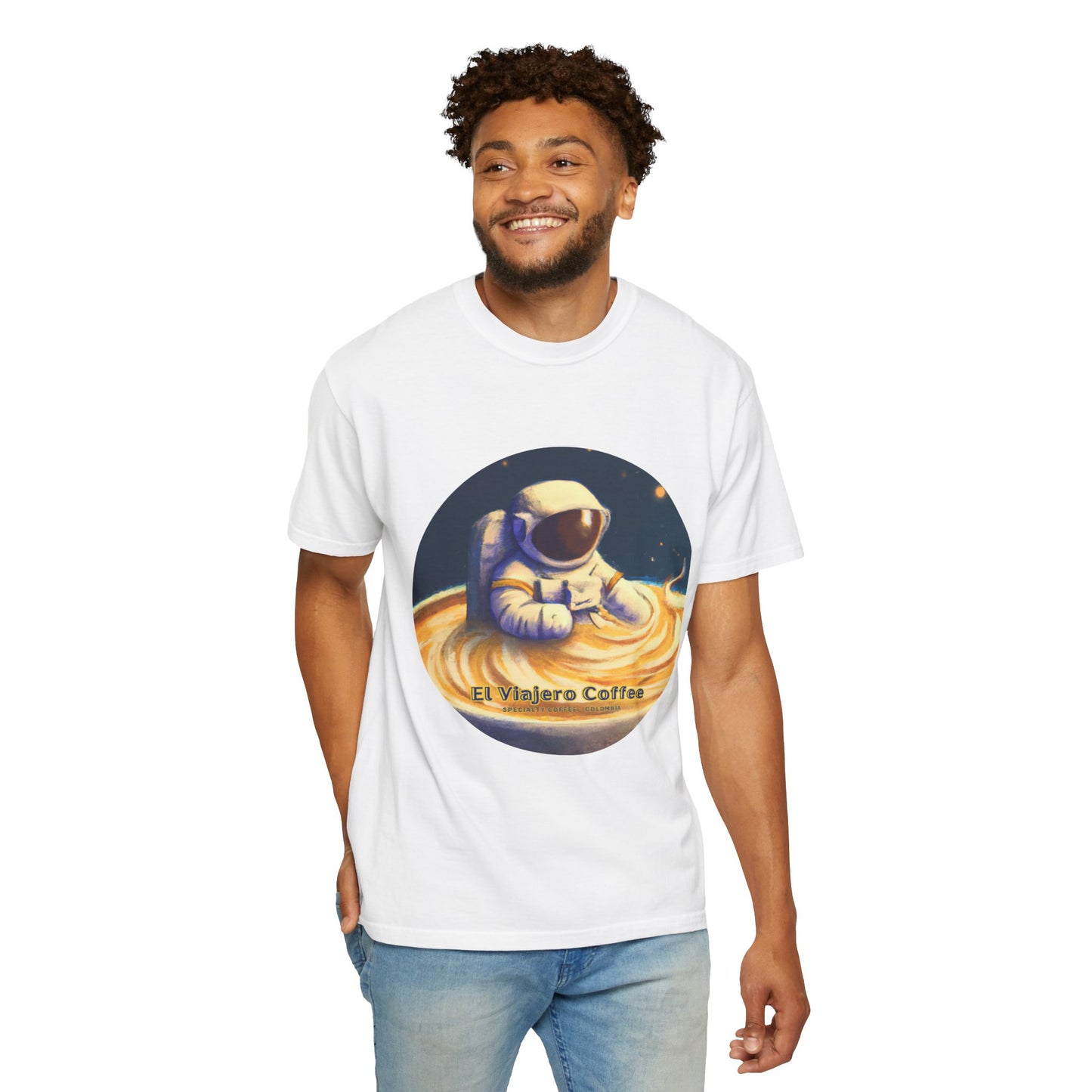 Coffee Astronaut Unisex T-shirt - El Viajero Design