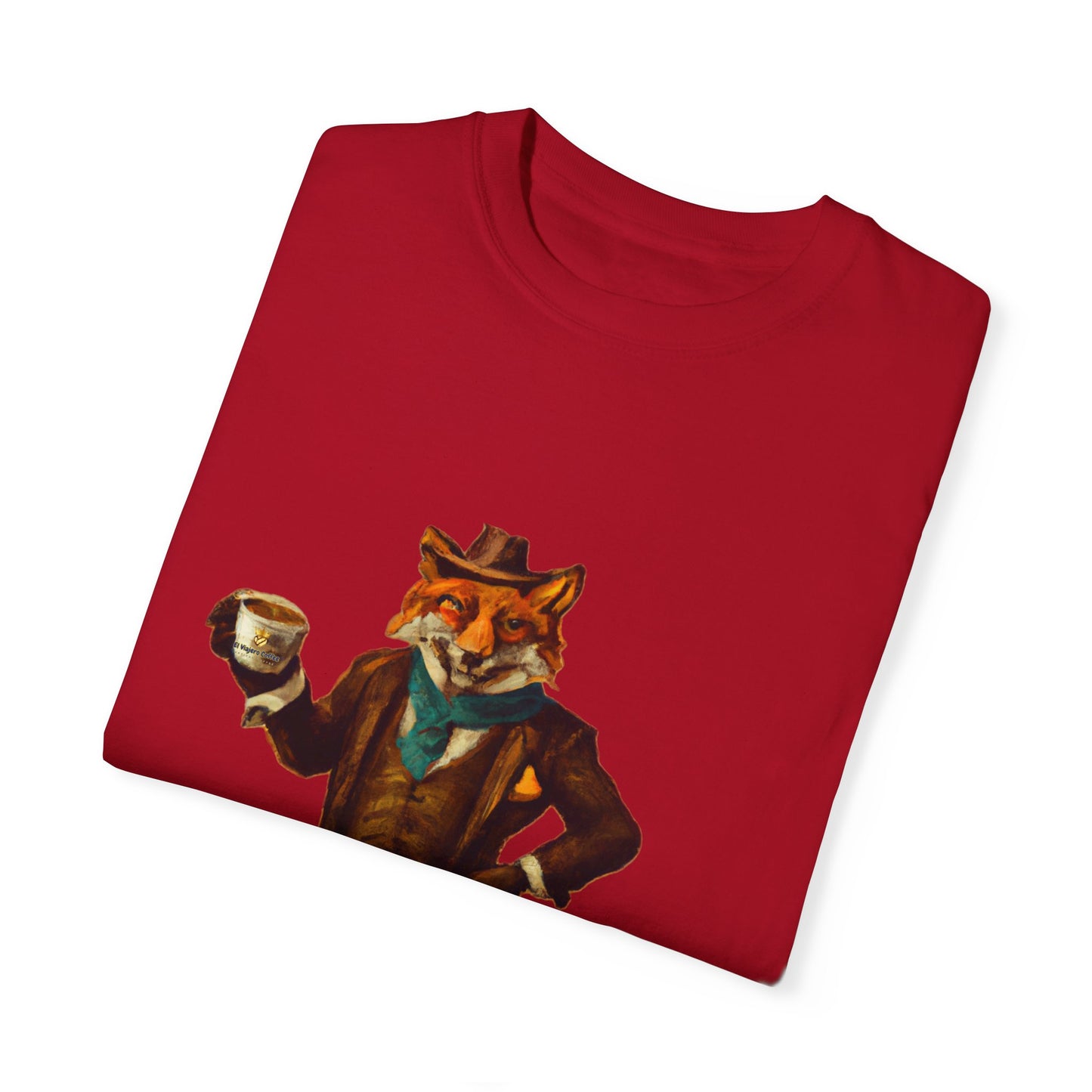 Coffee Taza Fox Unisex T-shirt - El Viajero Design