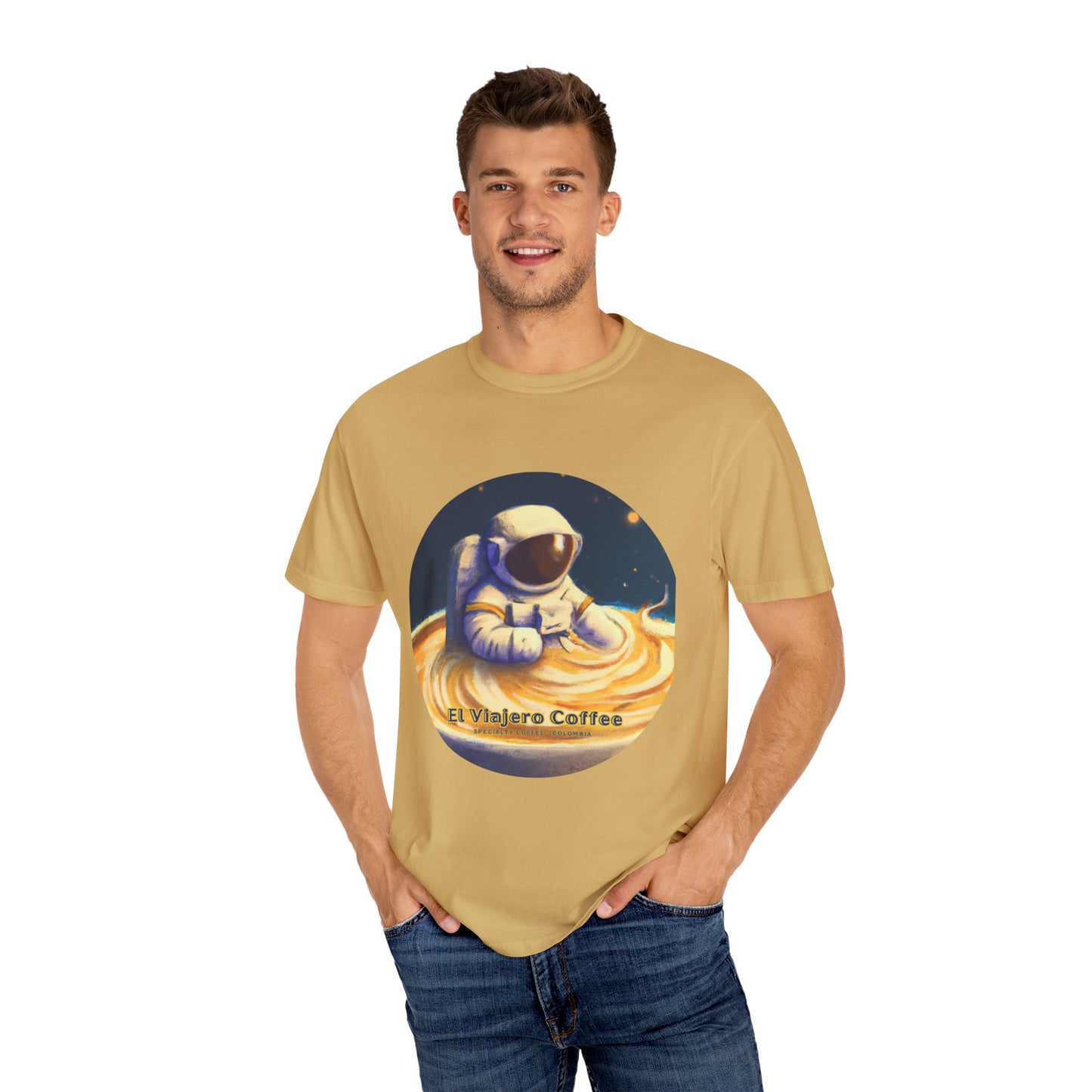 Coffee Astronaut Unisex T-shirt - El Viajero Design