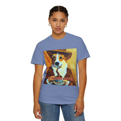 El Viajero Coffee - Caffeinated Corgi - T-shirt