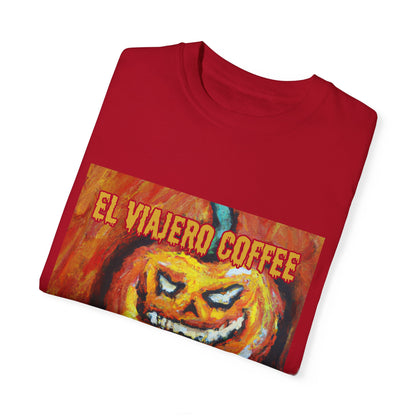 El Viajero Coffee Halloween Jack O'Lantern T-shirt