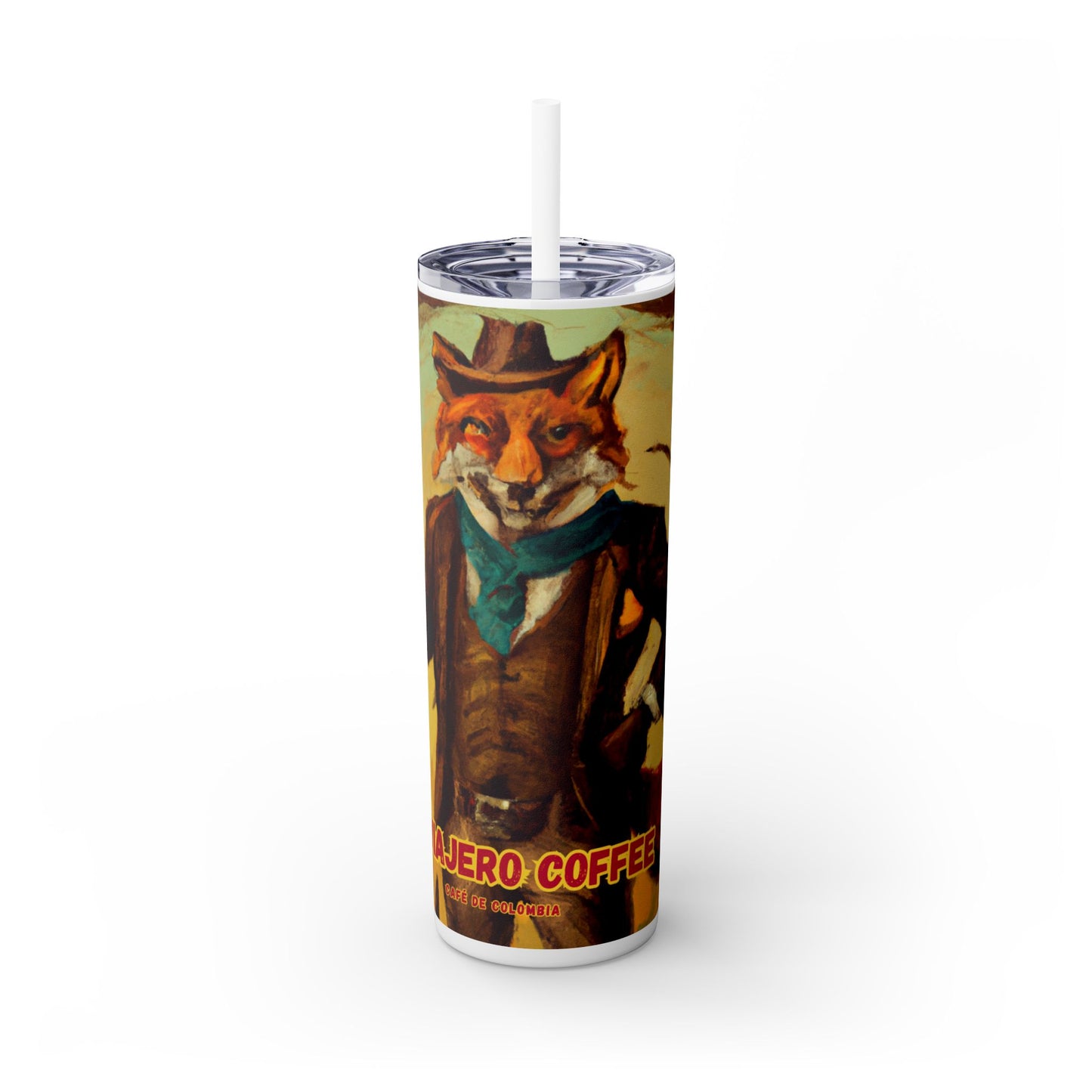 Tumbler Mug - Taza de Oro Fox, Specialty Coffee Connoisseur