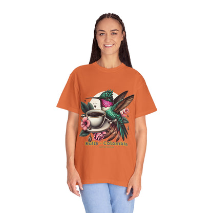 Hummingbird Unisex T-shirt - Huila Colombia Colibri - front design