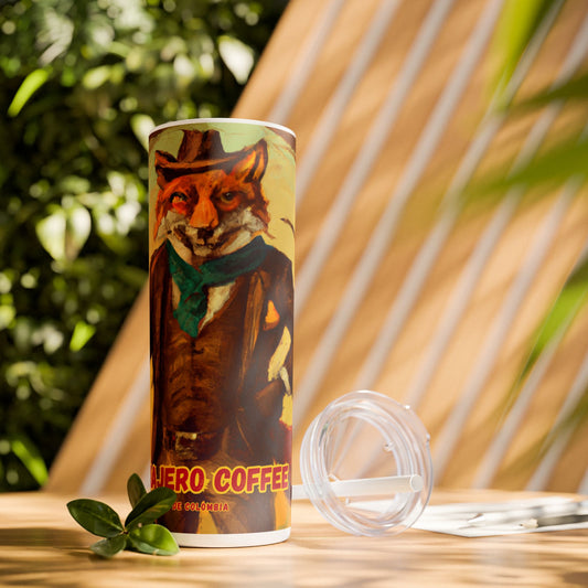 Tumbler Mug - Taza de Oro Fox, Specialty Coffee Connoisseur