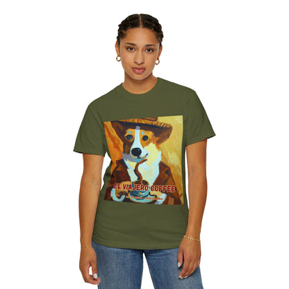 El Viajero Coffee - Caffeinated Corgi - T-shirt