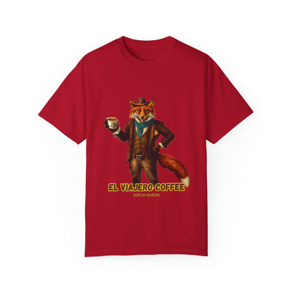 Coffee Taza Fox Unisex T-shirt - El Viajero Design