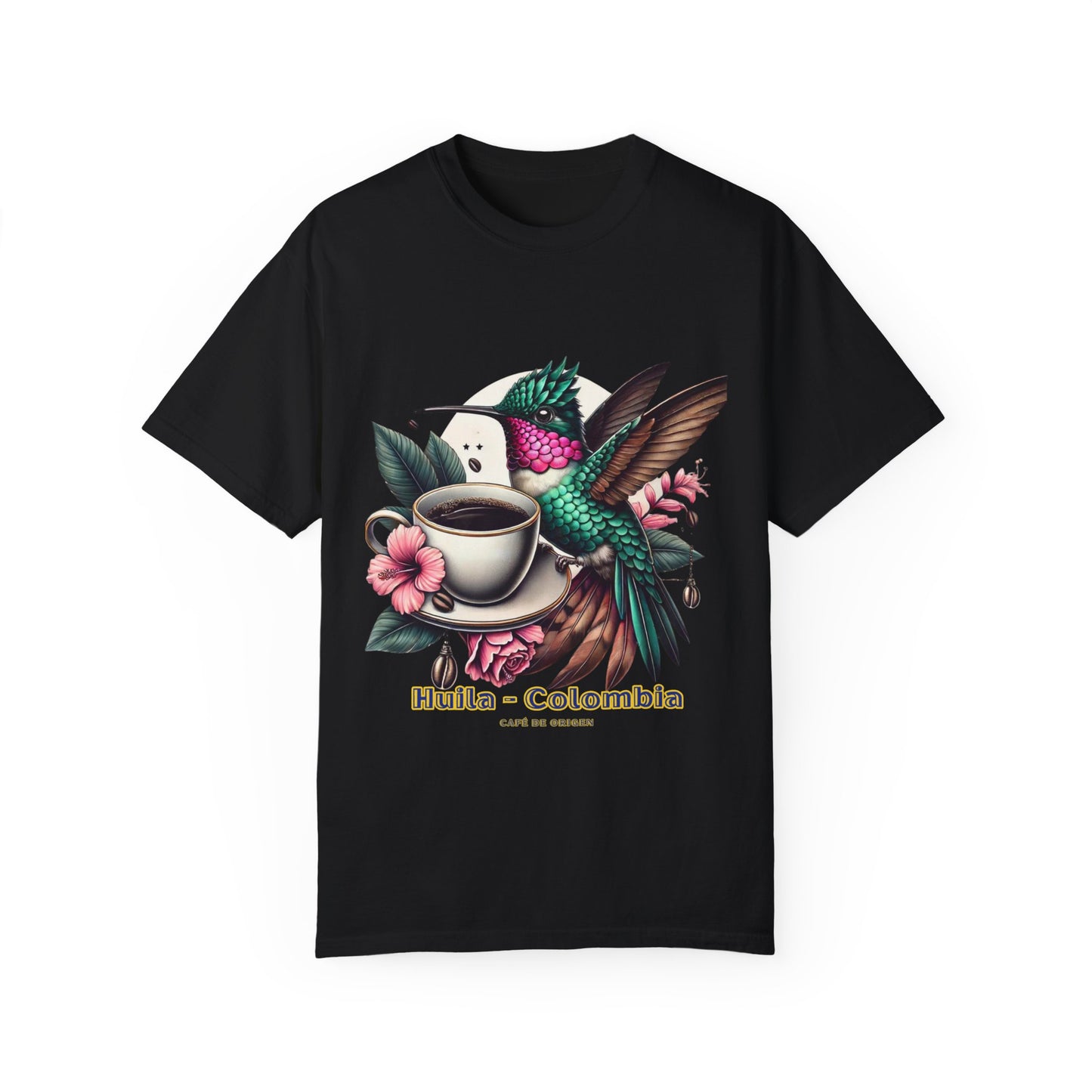 Hummingbird Unisex T-shirt - Huila Colombia Colibri - front design