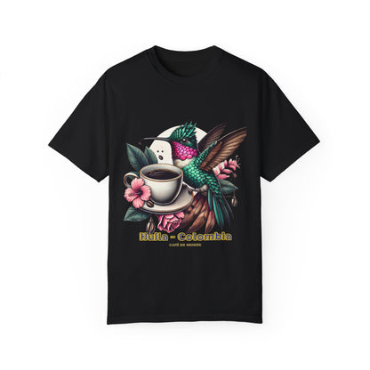 Hummingbird Unisex T-shirt - Huila Colombia Colibri - front design