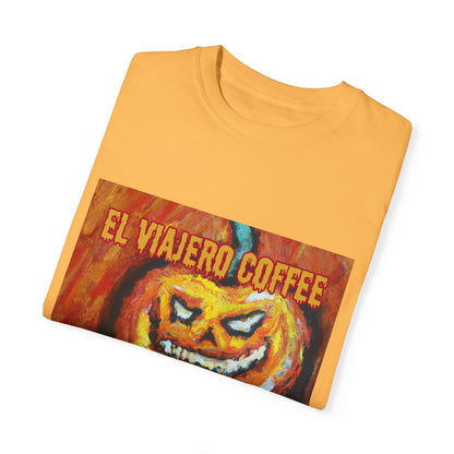 El Viajero Coffee Halloween Jack O'Lantern T-shirt