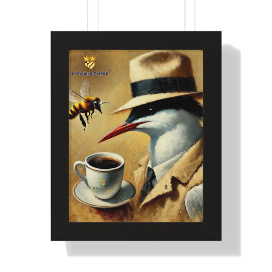 Vertical Poster - El Viajero Coffee - Honey Artic Tern Wall Art