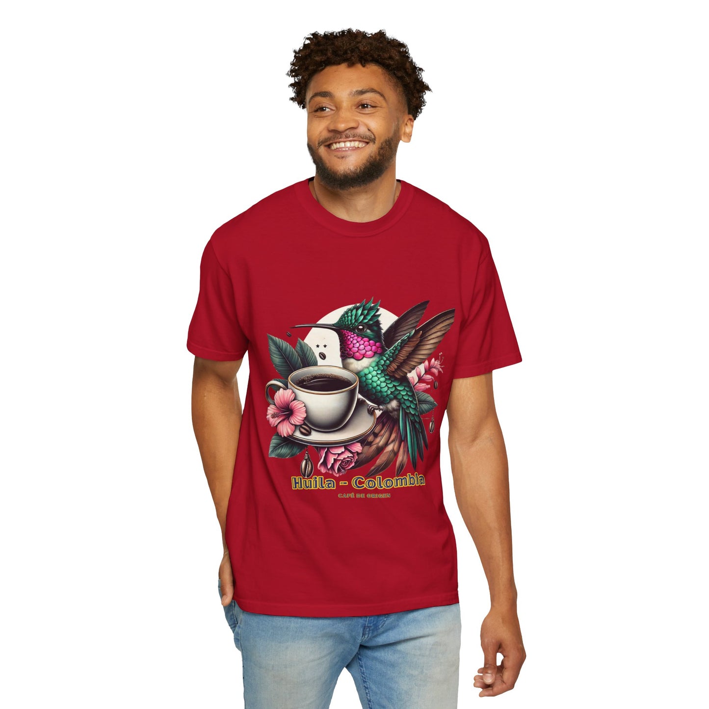 Hummingbird Unisex T-shirt - Huila Colombia Colibri - front design