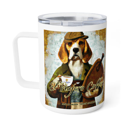 La Vasqueza Beagle - Insulated Coffee Mug, 10oz