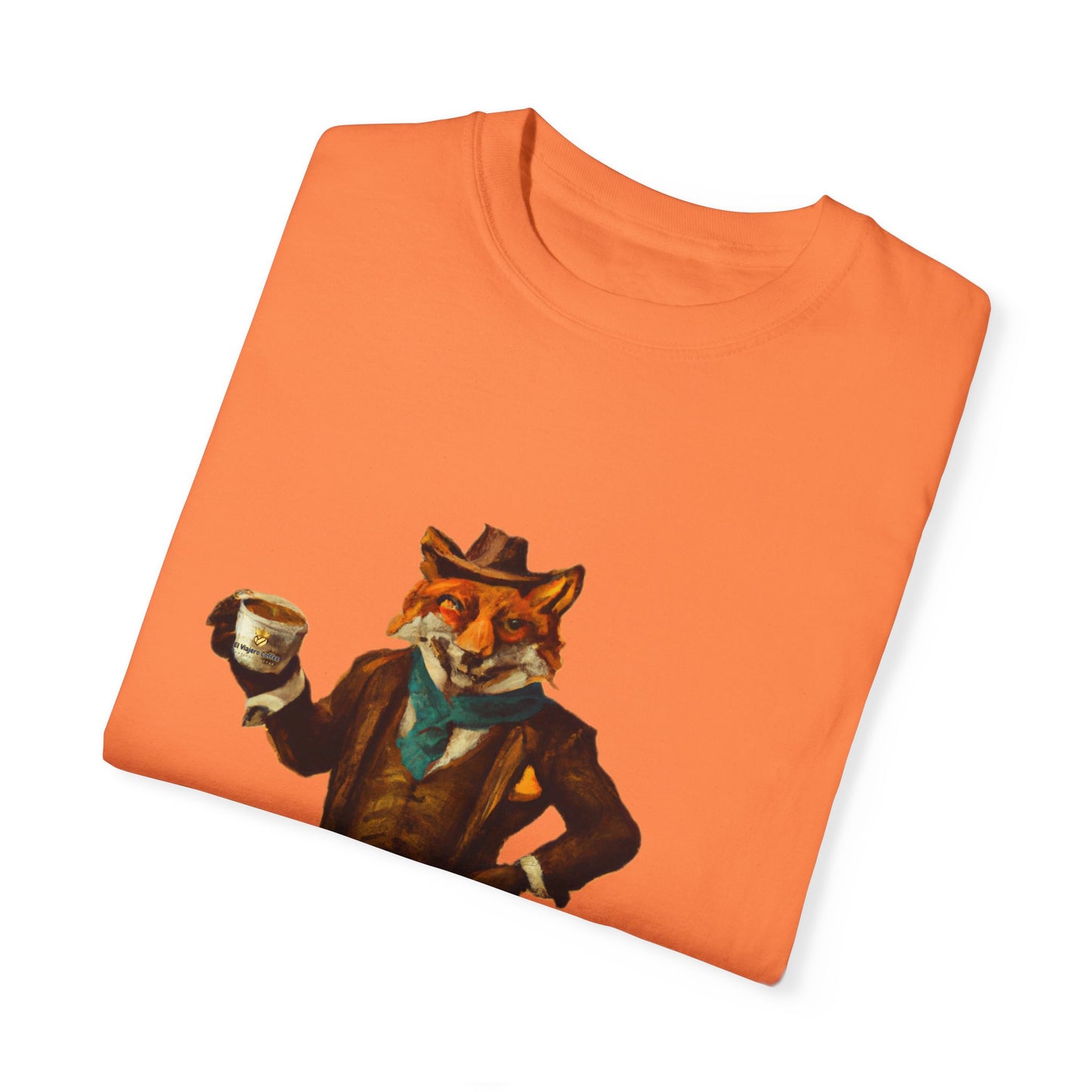 Coffee Taza Fox Unisex T-shirt - El Viajero Design