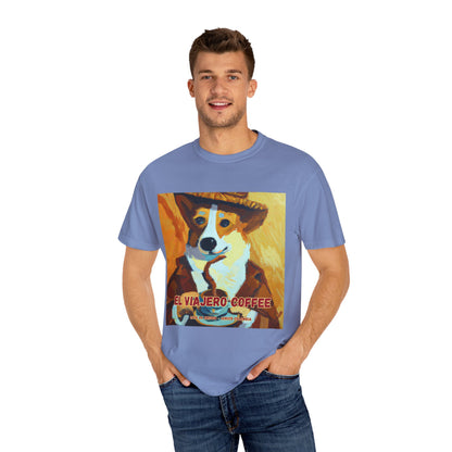 El Viajero Coffee - Caffeinated Corgi - T-shirt