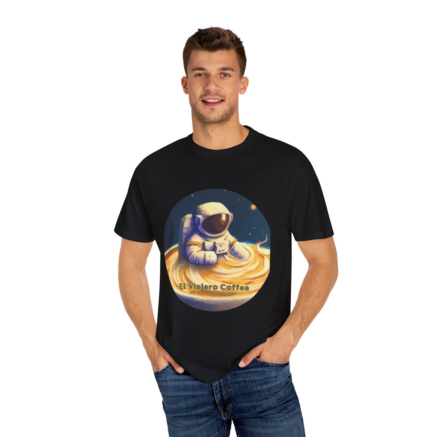 Coffee Astronaut Unisex T-shirt - El Viajero Design