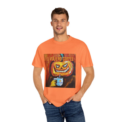 El Viajero Coffee Halloween Jack O'Lantern T-shirt