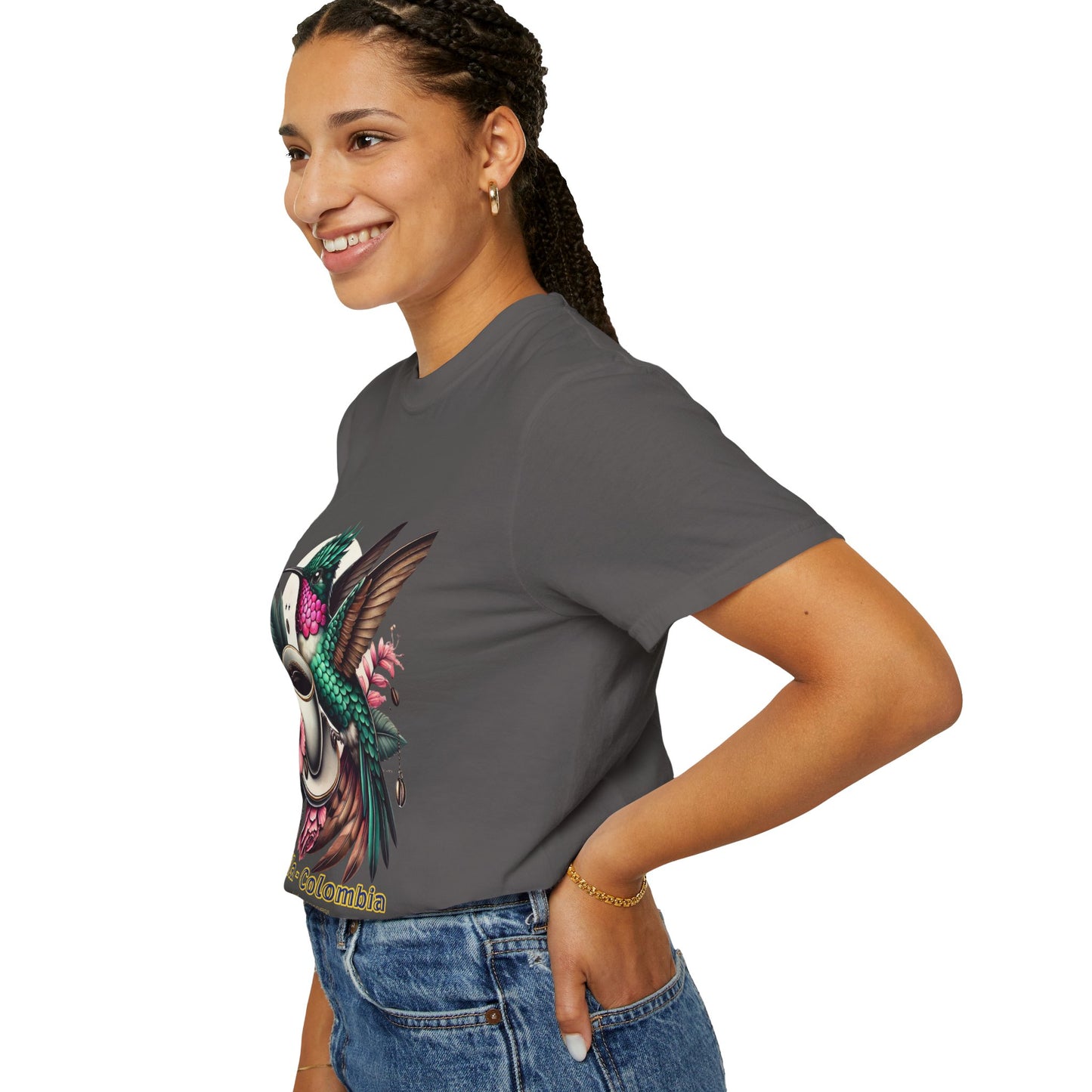 Hummingbird Unisex T-shirt - Huila Colombia Colibri - front design