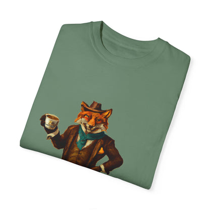 Coffee Taza Fox Unisex T-shirt - El Viajero Design