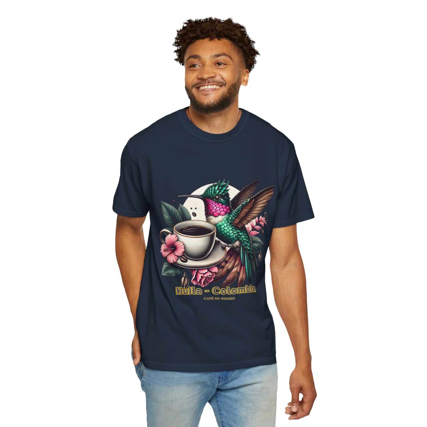 Hummingbird Unisex T-shirt - Huila Colombia Colibri - front design