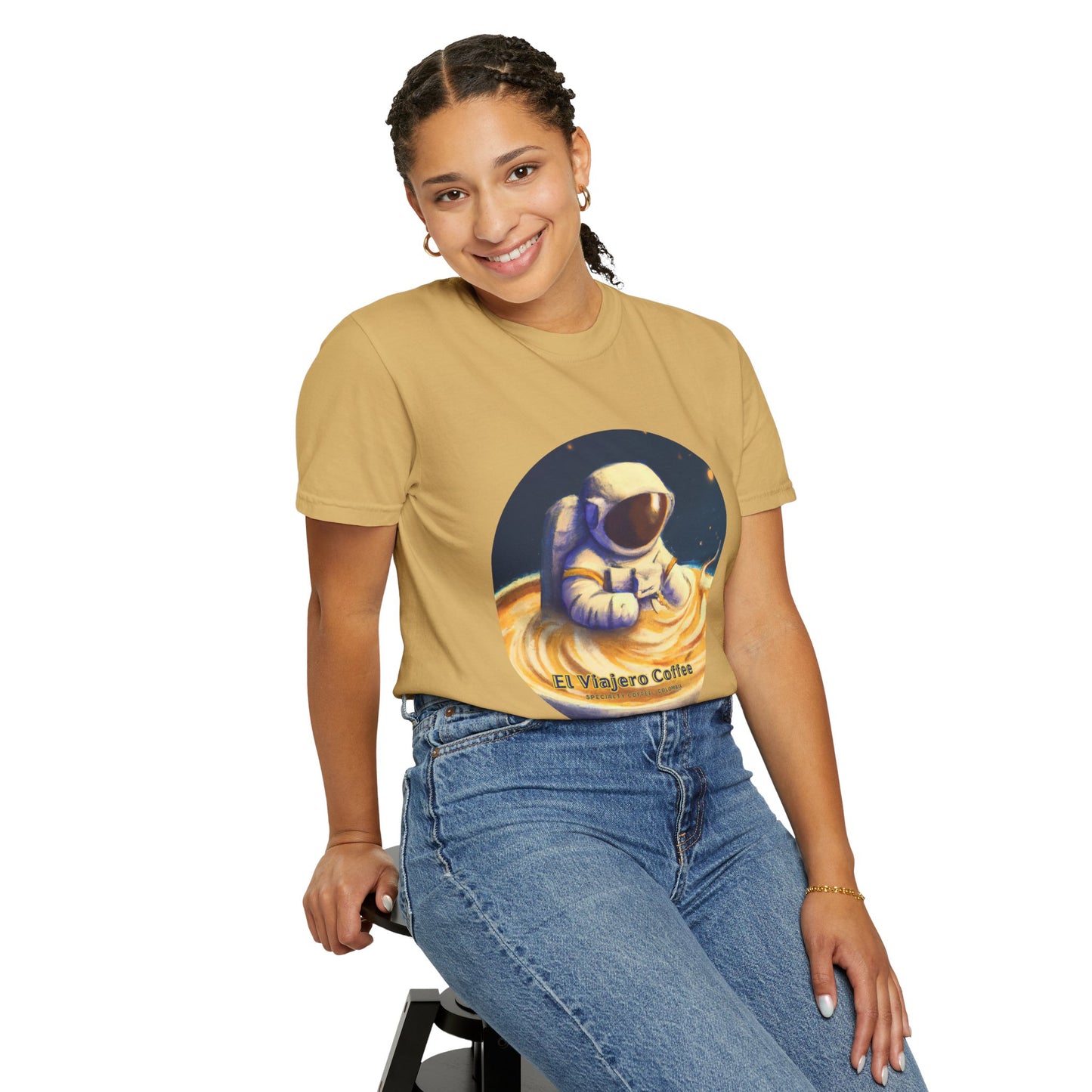 Coffee Astronaut Unisex T-shirt - El Viajero Design