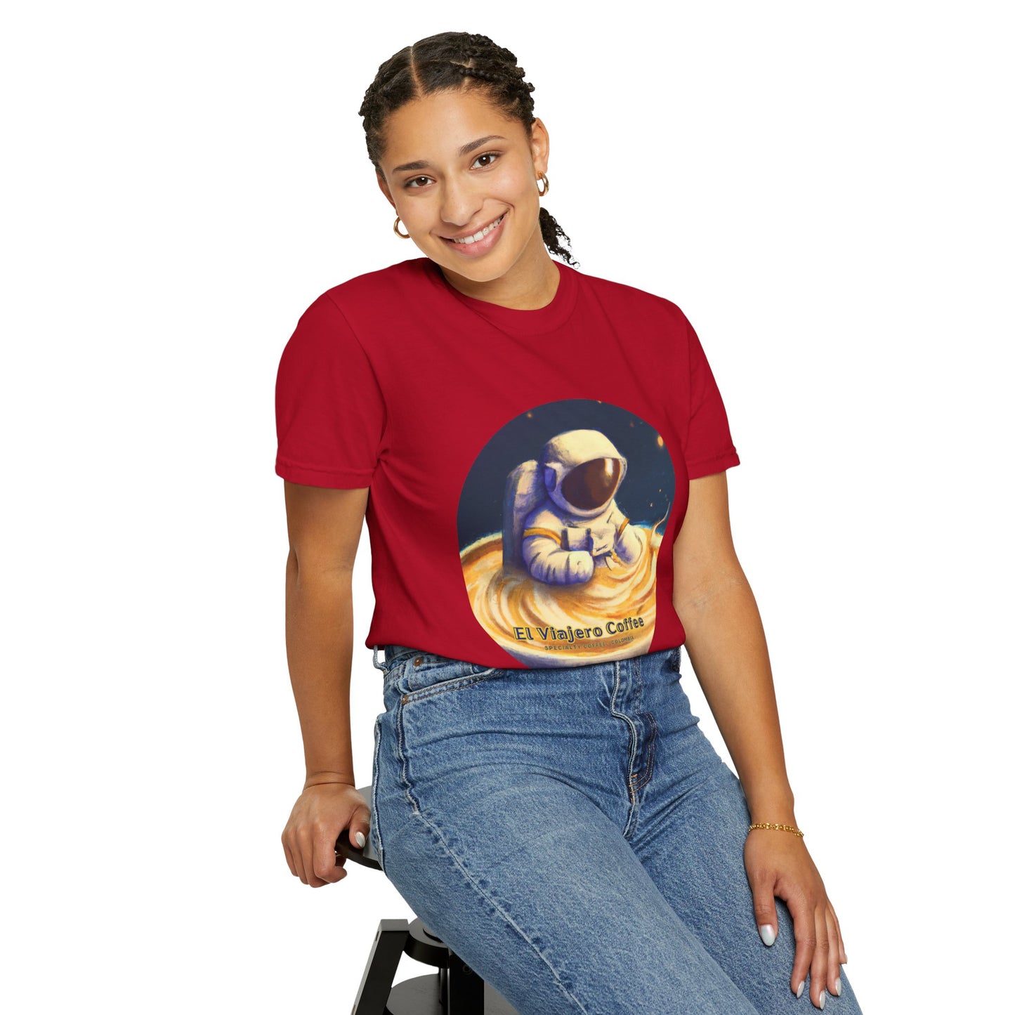Coffee Astronaut Unisex T-shirt - El Viajero Design
