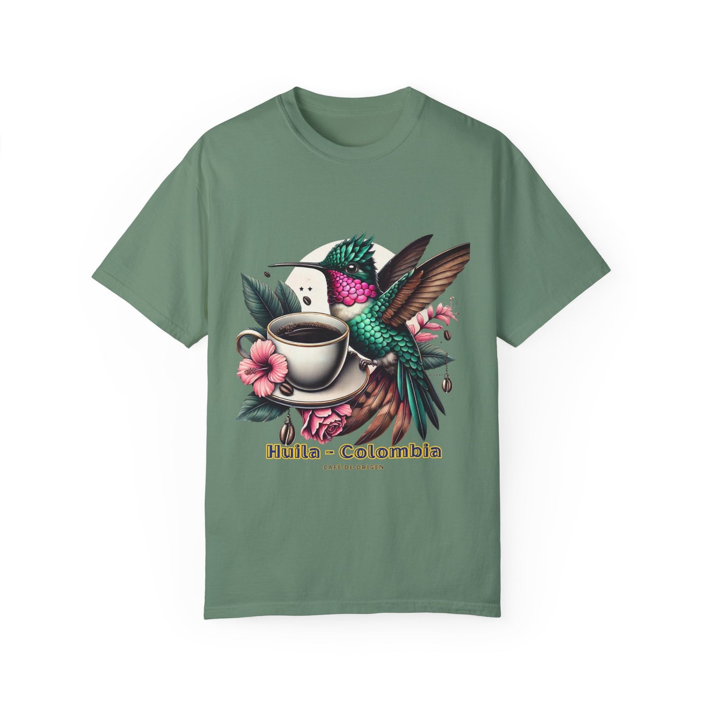 Hummingbird Unisex T-shirt - Huila Colombia Colibri - front design