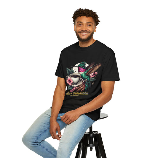 Hummingbird Unisex T-shirt - Huila Colombia Colibri - front design